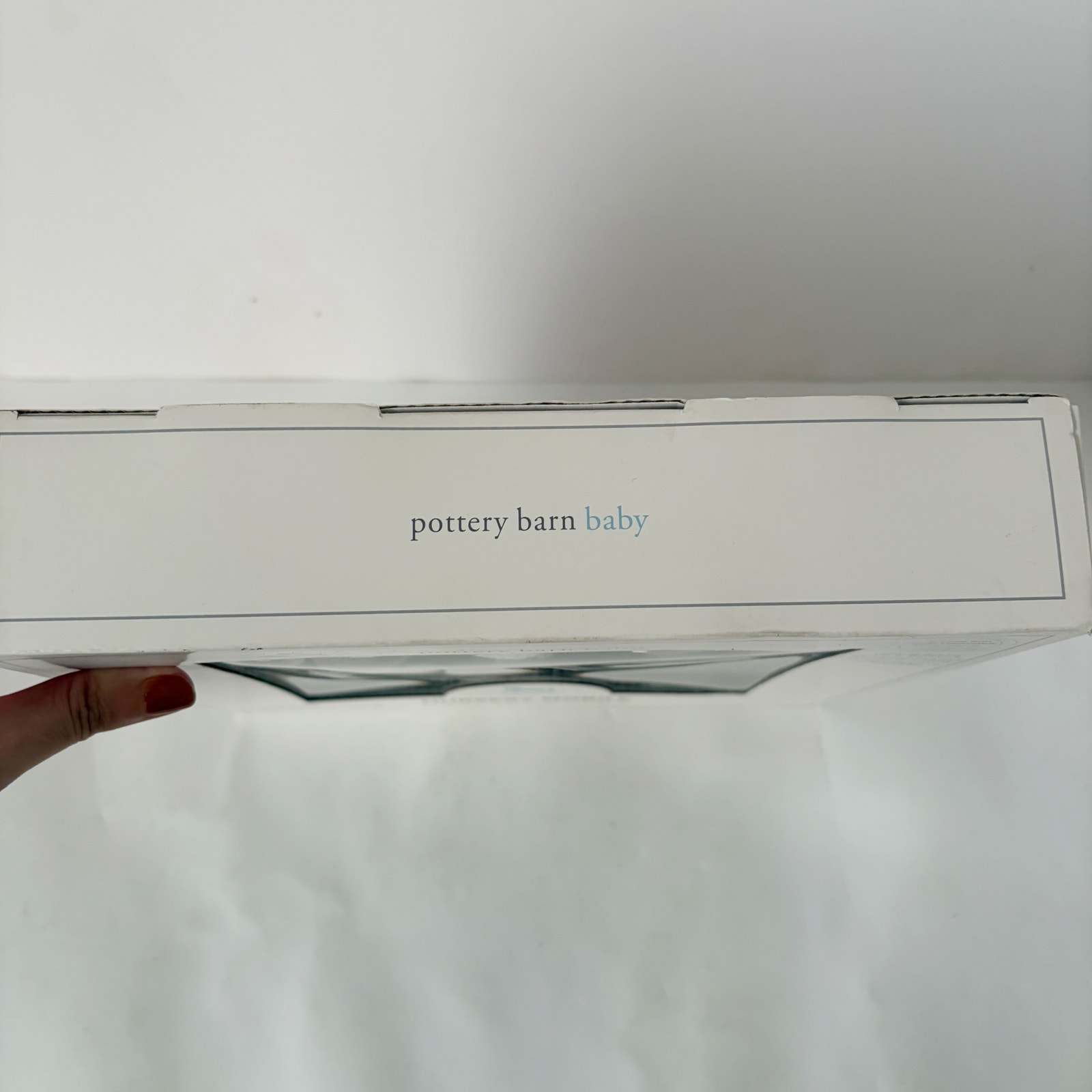 Pottery Barn Baby Knit Animal Friends Musical Crib Mobile White Nib Discontinued — image 5 of 8